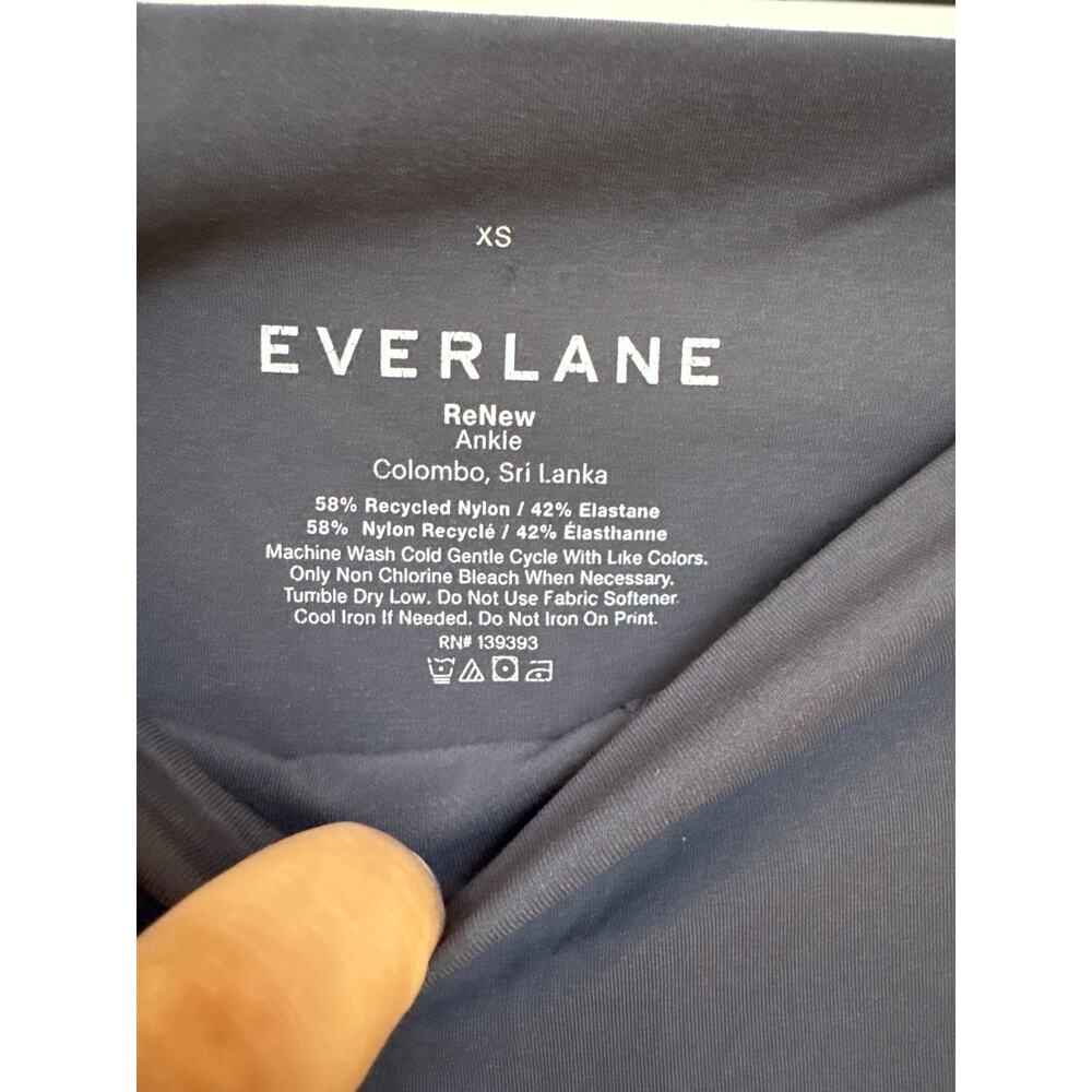 Everlane ReNew Performance Leggings Ink Gray Size XS Workout Athleisure Running - Picture 2 of 4